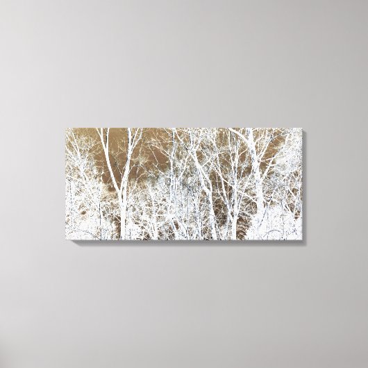 Skeletbos Canvas Afdruk (Voorkant)