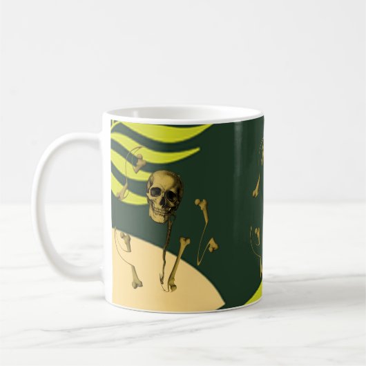 Skeletbotten Koffiemok (Links)