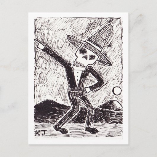 Skeletbriefkaarten Briefkaart (Voorkant)