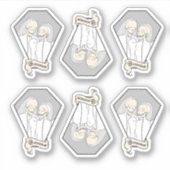 Skeletbrug Sticker set (Voorkant)