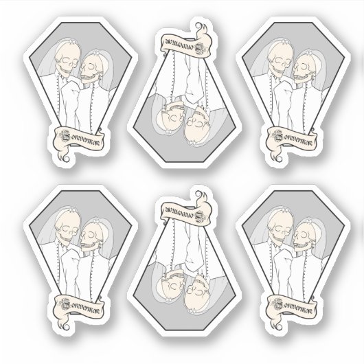 Skeletbrug Sticker set (Voorkant)