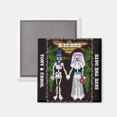 skeletbruiloft 1 magneet (Voorkant / Achterkant)