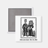 Skeletcombinatie - Magnet #2 (aanpassen) (Voorkant / Achterkant)