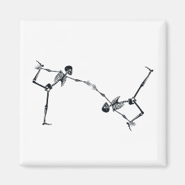 Skeletdansende Halloween Magnet