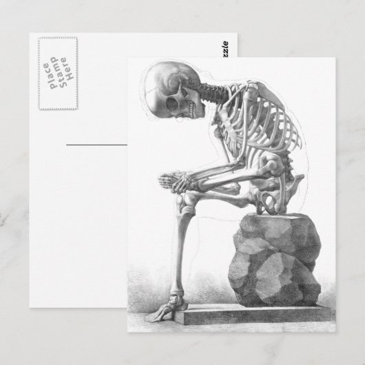  skeletdenken briefkaart (Voorkant / Achterkant)