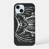 Skeletdraak door BurnsInHell iPhone 15 Case (Achterkant)