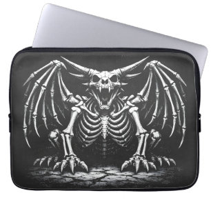 Skeletdraak door BurnsInHell Laptop Sleeve