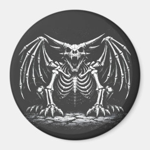 Skeletdraak door BurnsInHell Magneet