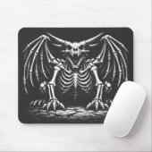 Skeletdraak door BurnsInHell Muismat (Met muis)