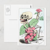 Skeletdruif  briefkaart (Voorkant / Achterkant)