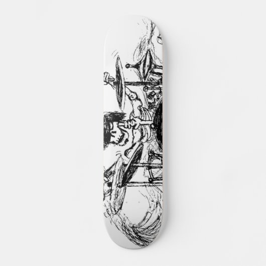 Skeletdrummer Skateboard (Voorkant)