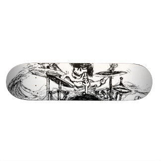 Skeletdrummer Skateboard