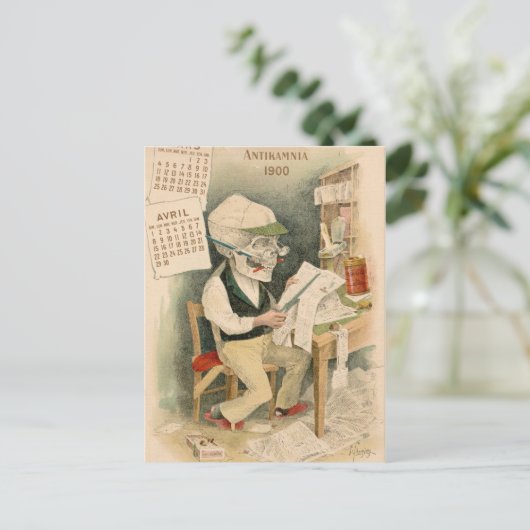 Skeleteditor Briefkaart (Staand voorkant)