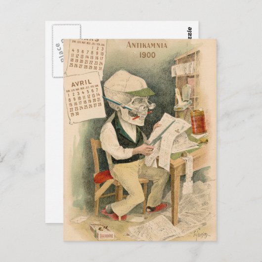 Skeleteditor Briefkaart (Voorkant / Achterkant)