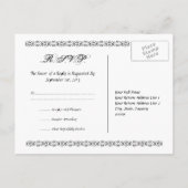 Skeletenpaar (RSVP) - Briefkaart (Achterkant)