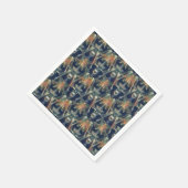 Skeletenpatroon Spooky Cool Halloween Party Servet (Hoek)