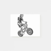 Skeletfietsen met skeletspeling post-it® notes (Voorkant)