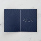 Skeletfietser die een sigaret rookt kaart (Binnen)