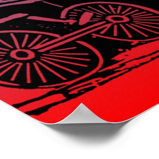 Skeletfietsers van José Guadalupe Posada Poster (Hoek)