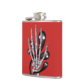 Skelethand met spoken heupfles (Links)