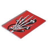 Skelethand met spoken notitieboek (Linkerzijde)