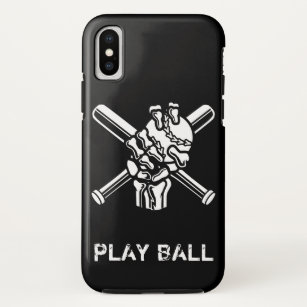 Skelethandbediende honkbal met gehakte vleermuizen Case-Mate iPhone case