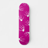 Skelethanden - Hot Pink Persoonlijk Skateboard (Voorkant)