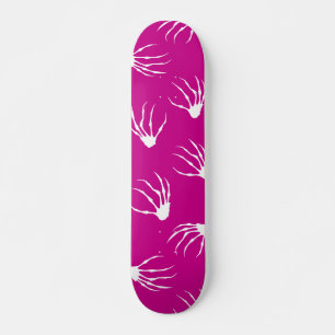 Skelethanden - Hot Pink Persoonlijk Skateboard