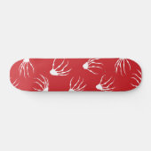 Skelethanden - Rood Skateboard (Horizontaal)