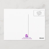 Skelethandje van liefde briefkaart (Achterkant)