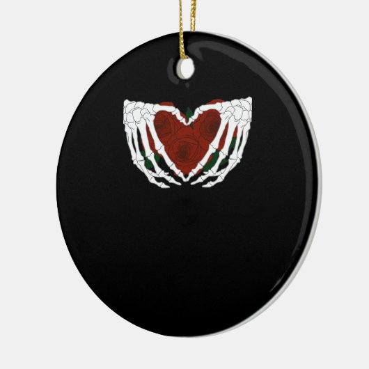 Skelethart Keramisch Ornament (Links)