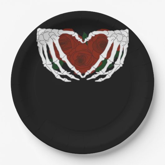 Skelethart Papieren Bordje (Voorkant)