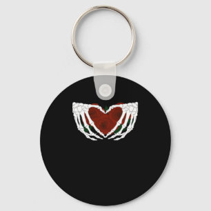 Skelethart Sleutelhanger