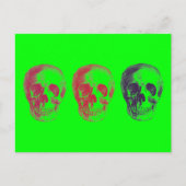 Skelethoofden Briefkaart (Voorkant)