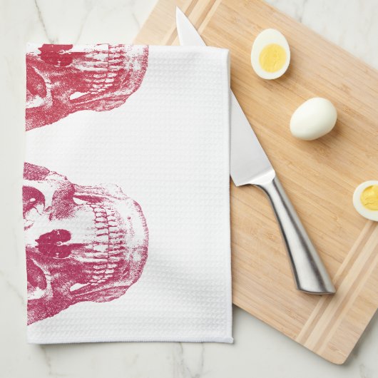 Skelethoofden Theedoek (Quarter Fold)