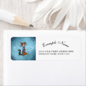 Skeletkatje Etiket (Insitu)