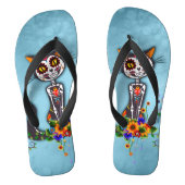 Skeletkatje Teenslippers (Voetbed)
