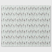 Skeletkerstmis Cadeaupapier (Vlak)