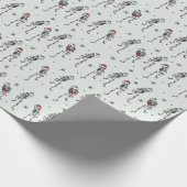 Skeletkerstmis Cadeaupapier (Hoek)