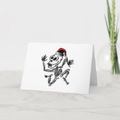Skeletkerstmis Feestdagen Kaart (Voorkant)