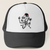 Skeletkerstmis Trucker Pet (Voorkant)