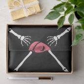 Skeletkleurig Halloween-weefselpapier | skelet Tissuepapier (Geschenk)