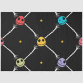 Skeletkleurig Halloween-weefselpapier | skelet Tissuepapier (Voorkant)