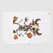 Skeletkoeparade Golfhanddoek (Horizontaal)