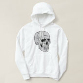 skeletkop hoodie (Design voorkant)