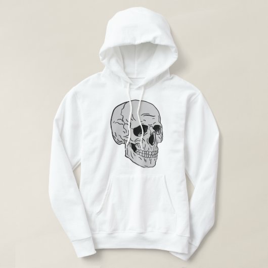 skeletkop hoodie (Design voorkant)