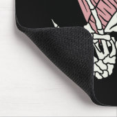 Skeletkop met Pet op een Muismat (Hoek)