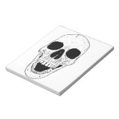 Skeletkop Notitieblok (Linkerzijde)