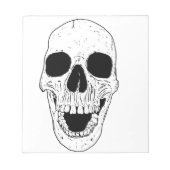 Skeletkop Notitieblok (Voorkant)