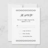 Skeletkoppel (RSVP) - Kleine Uitnodiging (Achterkant)